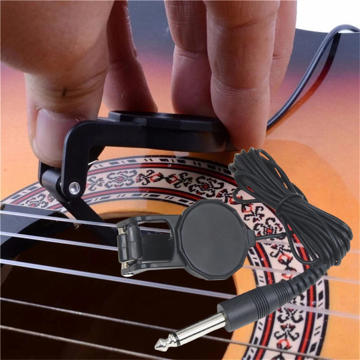 Musical Instrument Organ - Audio Jack Clip On Pickup/2,5 M