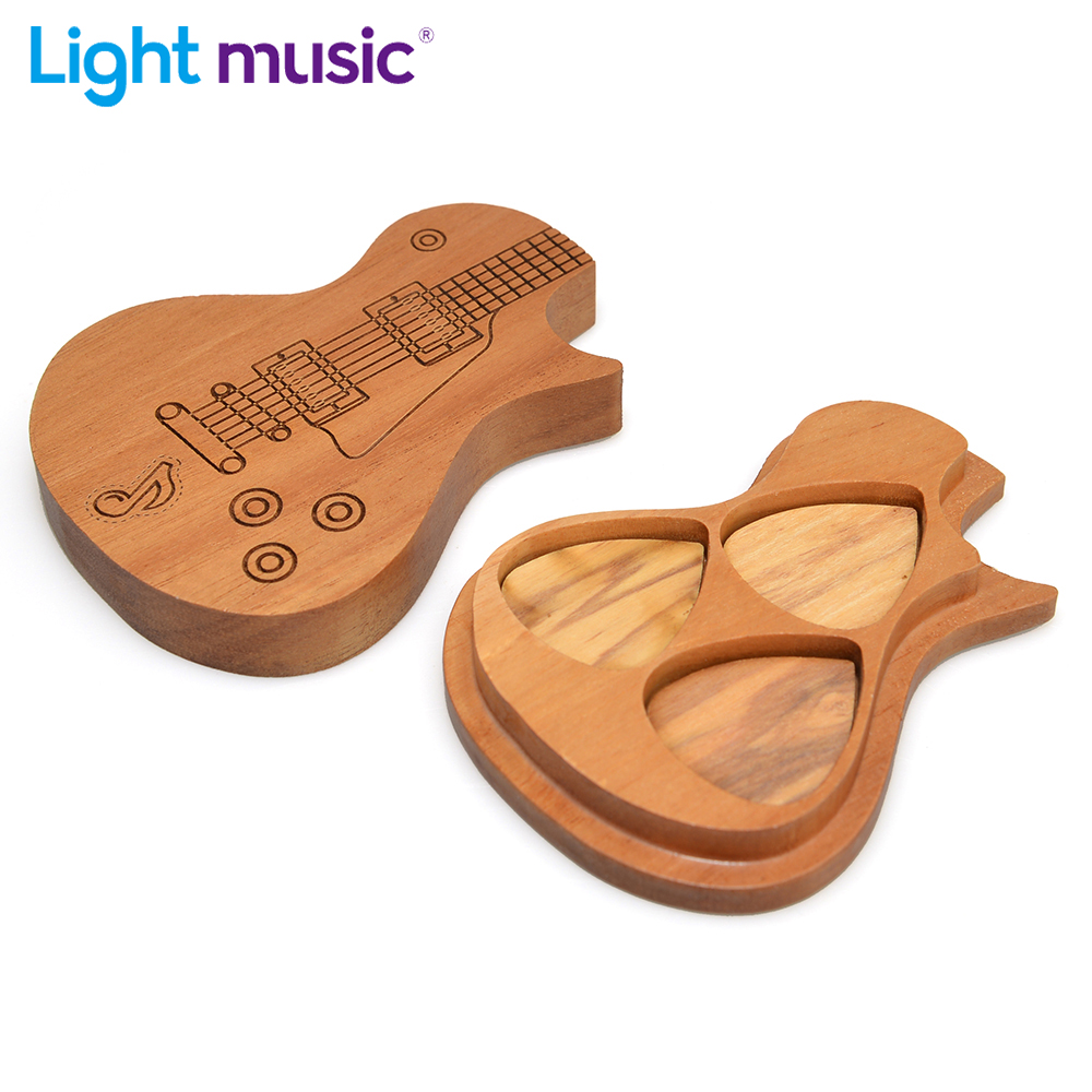 Musical Instrument Cajon - Gitarre Picks Halter Holz Plektrum Gitarre