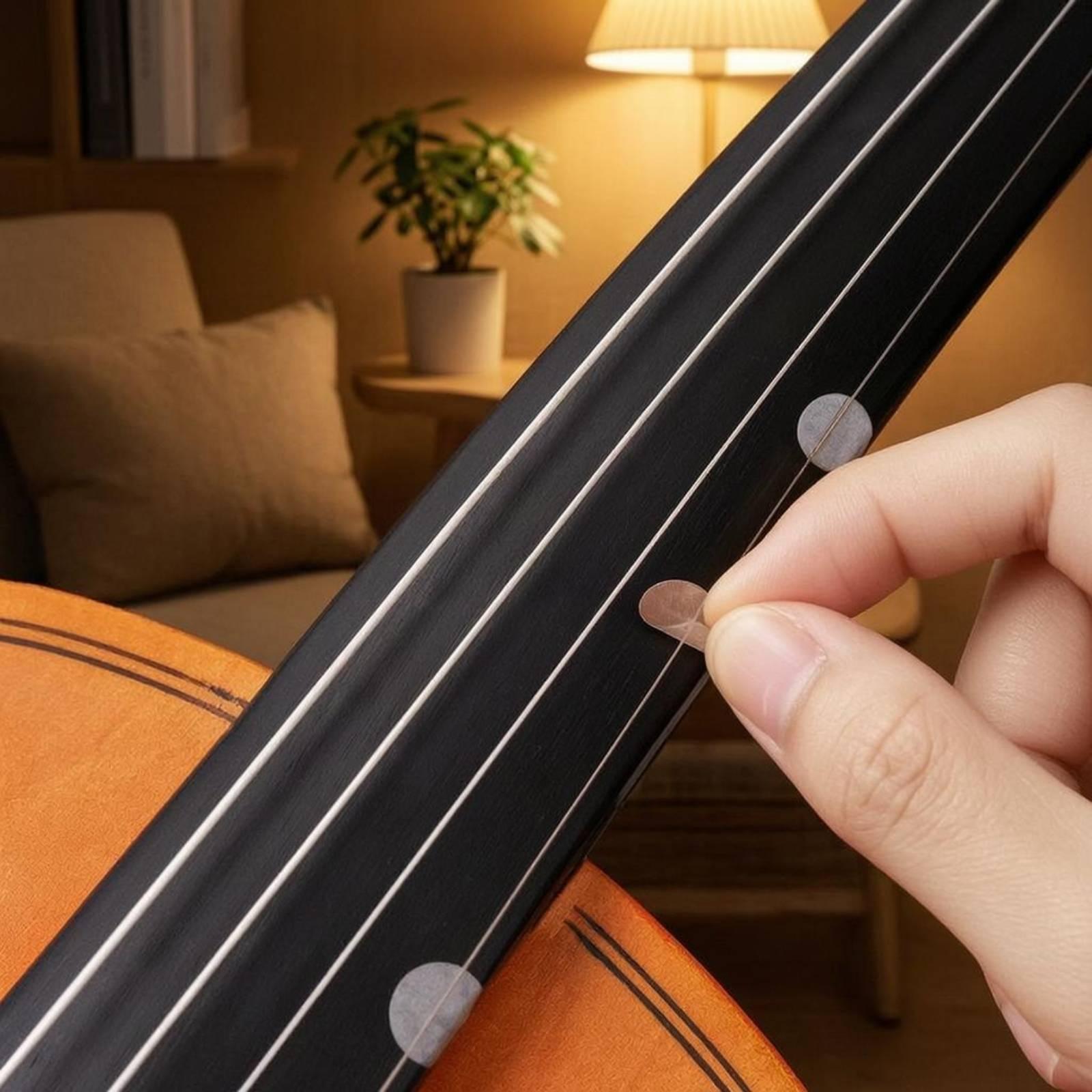 Musical Instrument Cello - Musiklern-Übungsband mit Punkten, Fingerbrettmarkierer für Saiteninstrumente