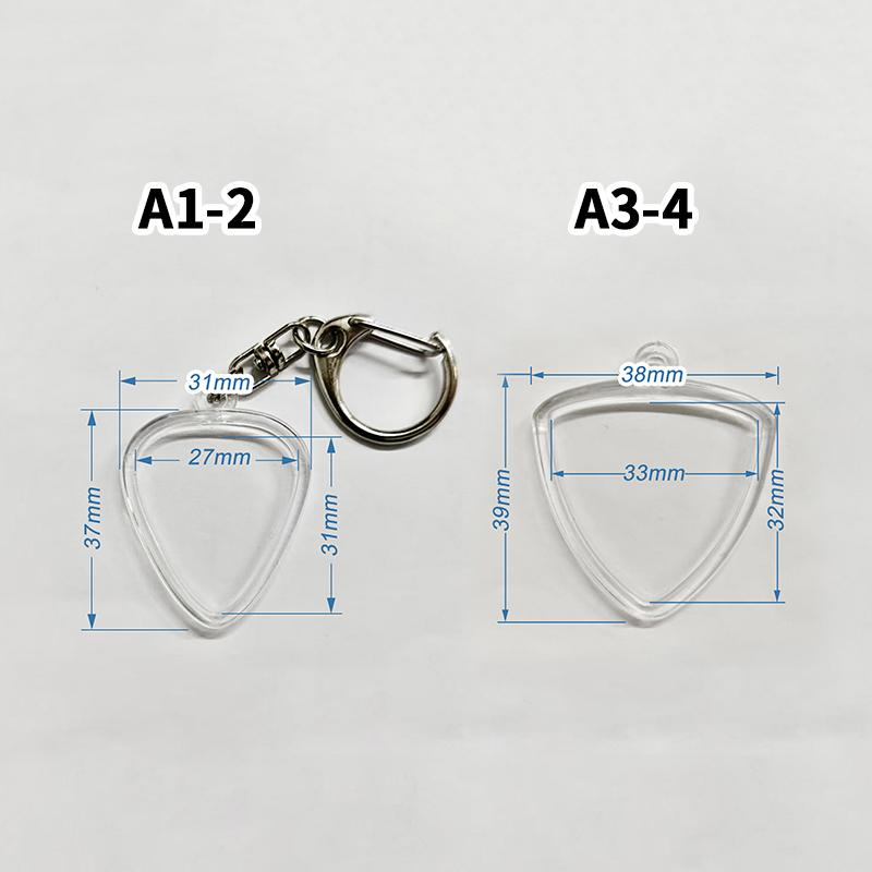 Musical Instrument Cajon - NEUE Gitarrenspieler-Aufbewahrungsbox für Plektren Transparenter Halter