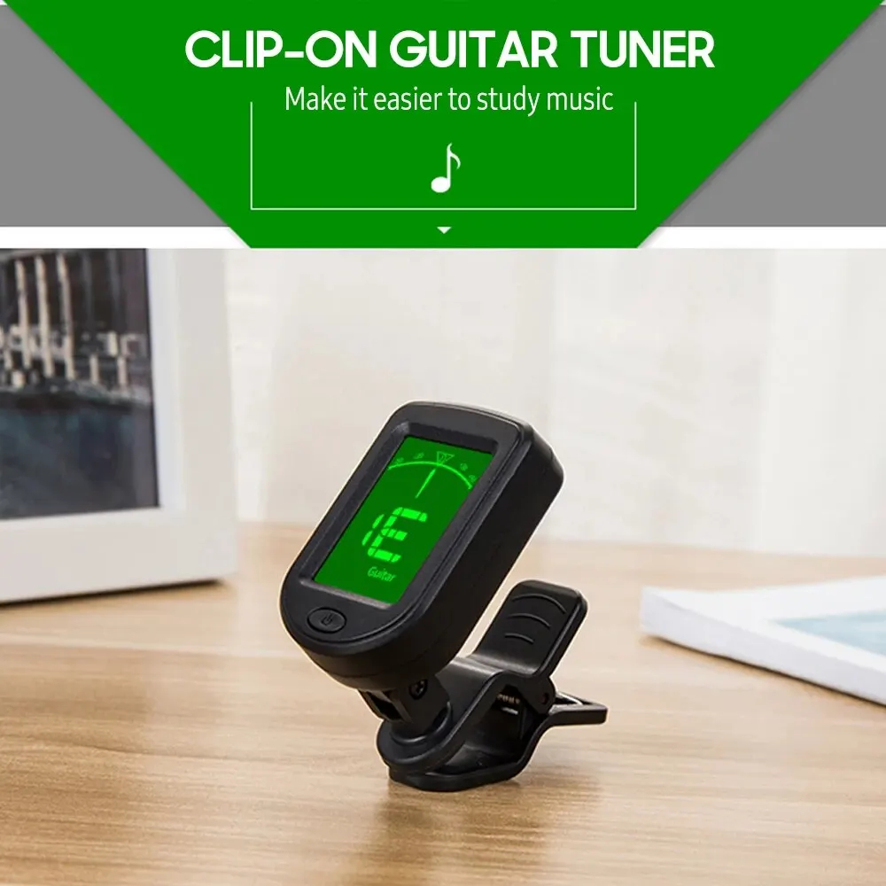 Musical Instrument Organ - T-02 Gitarren-Tuner zum Aufstecken, chromatischer digitaler