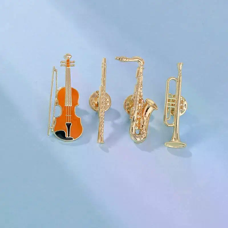 Musical Instrument In Orchestra - 1 Stücke Symphonie Orchester Abzeichen Lustige