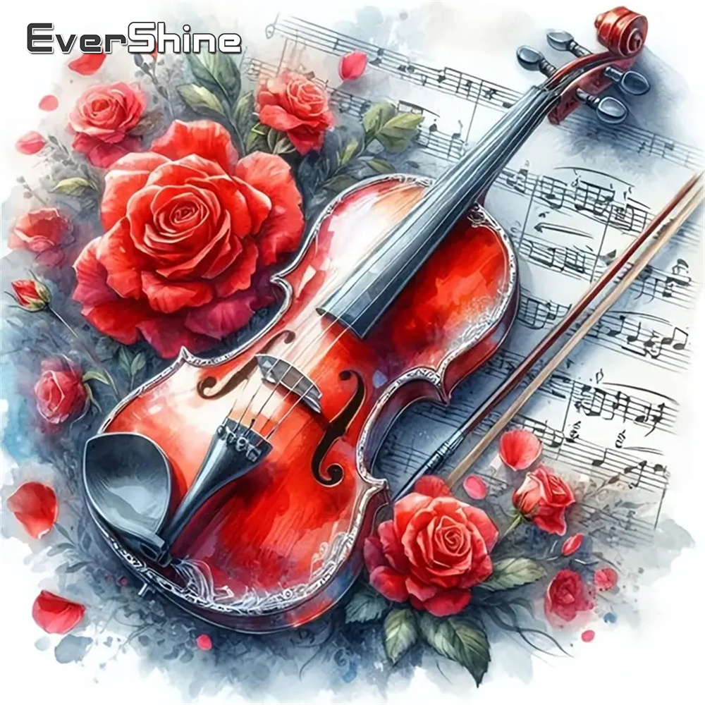 Musical Instrument Cello - Evershine DIY Diamant Malerei Violine Voll