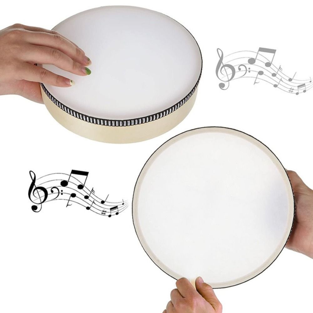 Musical Instrument Kids - Geschenk 4/6/8/10 Zoll Holz Hand Trommel
