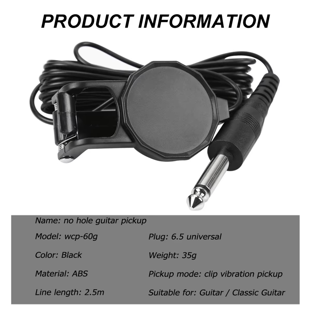 Audio Jack Clip On Pickup/2,5  – Musical Instrument Organ Bewertung und Preis