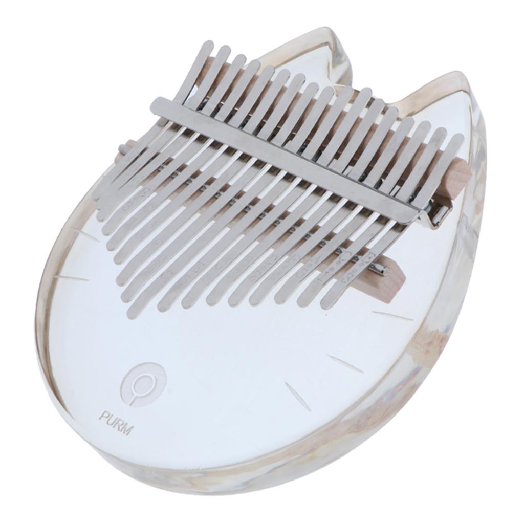 Kalimba 17 Tasten Acryl Transp – Musical Instrument Kids Bewertung und Preis