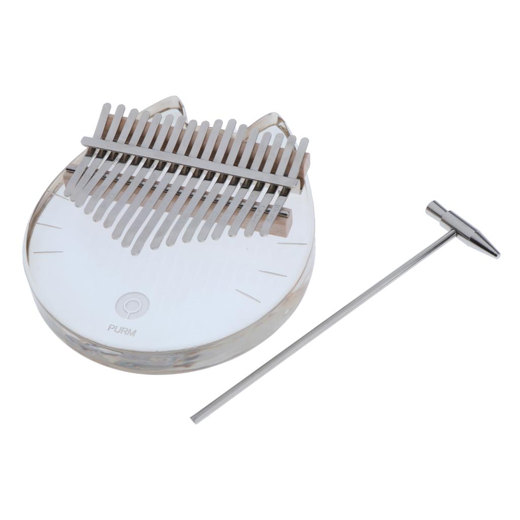 Kalimba 17 Tasten Acryl Transp – Musical Instrument Kids Bewertung und Preis
