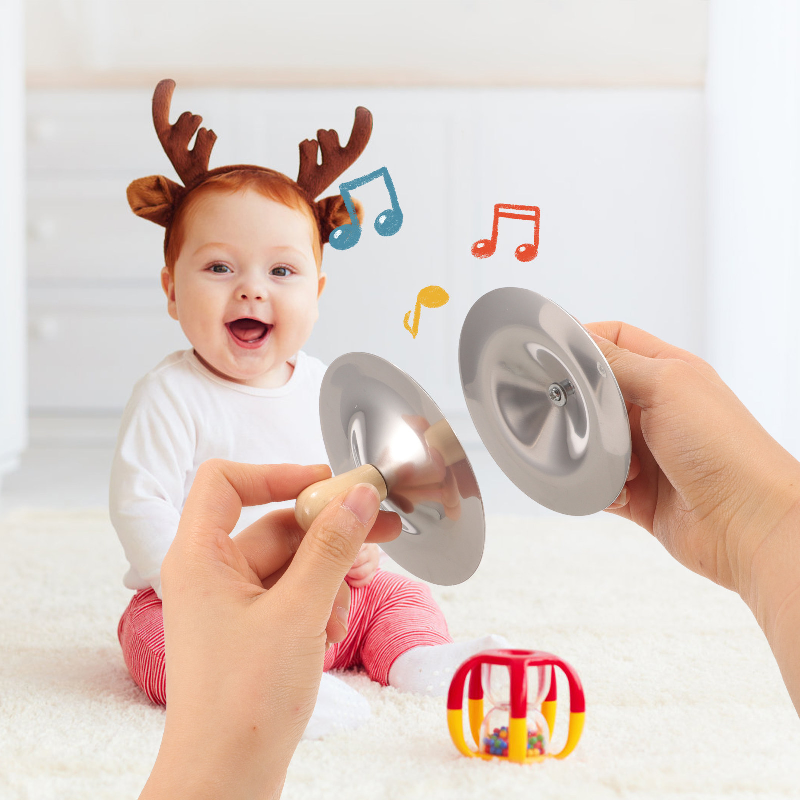 2 Stück kleine Fingerzimbeln f – Musical Instrument Kids Bewertung und Preis